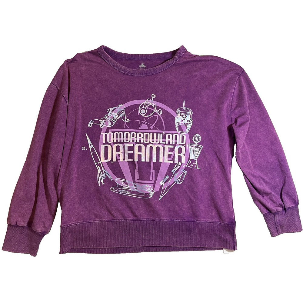 Disney Parks Tomorrowland Dreamer purple XL sweatshirt